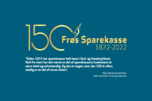 150 års jubilæum i Frøs Sparekasse